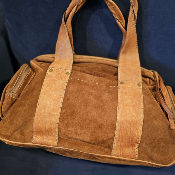 Rare Ruehl No. 925 Suede & Leather Satchel / Duffle Bag – Discontinued/RARE - Picture 1 of 12